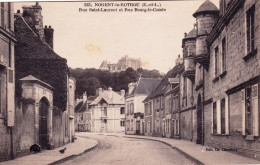 28 - Eure Et Loir -  NOGENT  Le ROTROU - Rue Saint Laurent Et Rue Bourg Le Comte - Nogent Le Rotrou