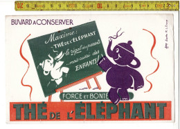 SOLDE 2001 - THE DE L'ELEPHANT  - BUBARD A CONSERVER - Advertising