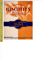 SOLDE 2001 - BISCOTTES SURFINES - UNA PARIS - Werbung