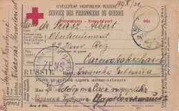 A24330  -  Service De Prisonniers De Guerre , ZENS VERIFICATION 1917 Sent To KOLOSVAR CLUJ-NAPOCA ROMANIA - Prima Guerra Mondiale