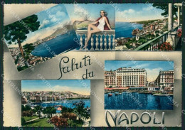 Napoli Città Saluti Da Foto FG Cartolina ZKM7222 - Napoli (Naples)