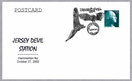 JERSEY DEVIL - MURCIELAGO - BAT. Hammonton NJ 2002 - Chauve-souris