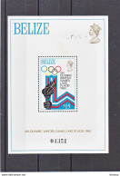 BELIZE 1979 Jeux Olympiques De Lake Placid Michel Block 13  NEUF** MNH - Belice (1973-...)