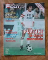 Miroir Du Football 283 Platini Poster RFA Allemagne 1977 - Sport