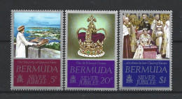 Bermuda 1977 Silver Jubilee Y.T. 335/337 ** - Bermuda