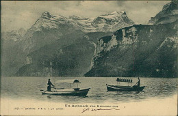 SWITZERLAND - URI-ROTSTOCK VON BRUNNEN AUS  - EDITION CHARNAUX -  MAILED 1902 (18125) - Isenthal