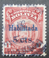 Bolivië Bolivia 1933 (2a) Coat Of Arms Surcharged - Bolivia