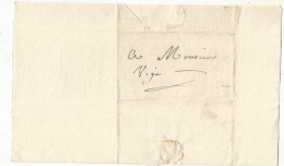 N°1877 ANCIENNE LETTRE A M VIGE DE ( A Dechiffrer) PAS DE DATE - Documents Historiques