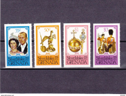 GRENADE 1977 ELIZABETH II Yvert  742-745 NEUF** MNH Cote : 8,50 Euros - Grenada (1974-...)