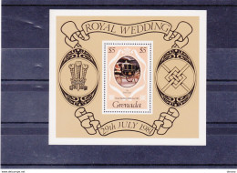 GRENADE 1981 MARIAGE ROYAL, CAROSSE  Yvert BF 93 NEUF** MNH Cote : 6 Euros - Grenada (1974-...)