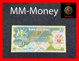 UGANDA 10 Shillings 1987  P. 28   UNC - Oeganda