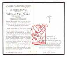 DP Valentine Van Pollaert ° Wichelen 1881 † 1952 X Theodoor De Loose - Andachtsbilder