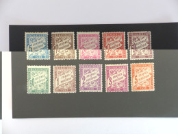 LOT  DE  TIMBRES  TAXE    NEUFS *  COTE  26.80 € - 1859-1959 Neufs