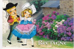 LOT De 10 Cartes : BRODEES , Plusieurs Régions  Françaises  Neuves - 5 - 99 Postcards