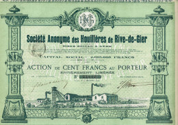 42-HOUILLERES DE RIVE-DE-GIER. SA DES ...   DECO   1904 - Altri & Non Classificati