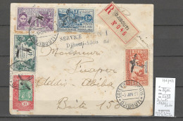 Cote Des Somalis - Djibouti Pour Addis Abeba - Ethiopie - 03/06/1931- 4eme Service - Covers & Documents