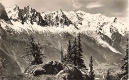 FRANCE - Chamonix Mont Blanc - Vue Générale - Les Aiguilles Et Le Mont Blanc Depuis La Flégère - Carte Postale - Chamonix-Mont-Blanc