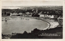 FRANCE - Saint Jean De Luz - La Plage Prise De La Tour De Bordagain - Vue Sur La Mer - Animé - Carte Postale Ancienne - Saint Jean De Luz