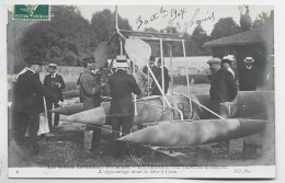 BRESIL BRASIL CARTE HYDROPLANE SANTOS DUMONT MISE A L'EAU - Other & Unclassified