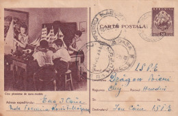 A24340 - Scouts , Pioneers  Romania , Navo-modele Cerc Pionieresc  Postal Stationery  1956 - Entiers Postaux