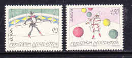 Europa Cept 2002 Liechtenstein 2v ** Mnh (59541B) Rock Bottom - 2002