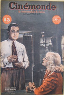 Cinémonde 1946 N°642 Françoise Rosay Et Paul Meurisse - Jean Kent - Kino/Fernsehen