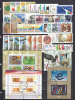 Bulgaria 2000 - Full Year, Used(O), 44 Stamps+4 S/sh - Komplette Jahrgänge
