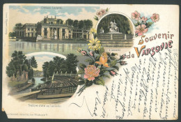 WARSZAWA Vintage Postcard Warsaw Souvenir De Varsovie 1908 Poland - Polonia