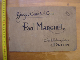 1935 Catalogue SIEGES CANNES Et CUIR Paul Marchet DIJON - Jugendstil / Art Déco