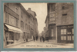 CPA (69) AMPLEPUIS - Aspect Du Café Du Maroc à L'angle De La Rue De Tarare En 1923 - Amplepuis