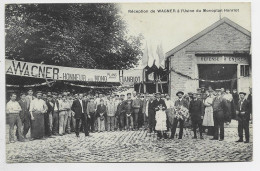 RECEPTION DE WAGNER USINE DE MONOPLAN HANRIOT CARTE - Primi Voli