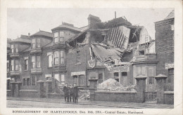 BOMBARDMENT OF HARTLEPOOLS Dec 16th 1914 Central Estate Hartlepool - Hartlepool