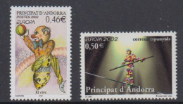 Europa Cept 2002 Andorra Fr  & Sp 2v ** Mnh (59541F) - 2002