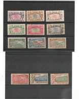 RÉUNION 1907/17 N°56/71*et Oblitérés Cote: 16,00 € - Unused Stamps