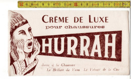 SOLDE 2002 - CREME DE LUXE POUR CHAUSSURES HURRAH - Advertising