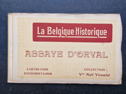 CARNET 10 CP BELGIQUE - BELGÏE (V2402) ABBAYE D'ORVAL (12 Vues) La Belgique Historique - Florenville
