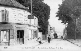 SARCELLES RUE DE PARIS AU BOULEVARD DE LA GARE ANIMEE EPICERIE DU BOULEVARD DE LA GARE J CHATEAU PROPRIETAIRE - Sarcelles