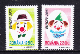 Europa Cept 2002 Romania 2v  ** Mnh (59543) Rock Bottom - 2002