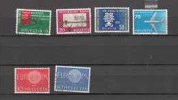 1960  N° 351 à 354  373 - 374    OBLITERES       CATALOGUE SBK - Gebraucht