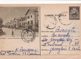 A24347  -  Locuinte Muncitoresti Cartier Grivita Rosie Postal Stationery Used 1957   Romania   Postal Stationery - Entiers Postaux