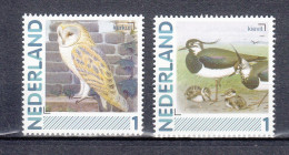 Nederland Persoonlijke Zegels: Vogels, Birds, : Kerkuil + Kievit ; Barn Owl + Lapwing - Nuovi