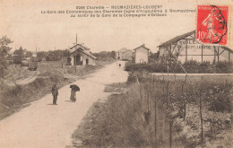 Roumazières Loubert * Route Et La Gare Des économiques Des Charentes Au Sortie De La Gare De La Compagnie D'orléans - Andere & Zonder Classificatie