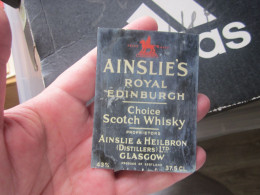 Ainslie S Royal Edinburgh Choice Scotch Whisky Ainslie Heilbron Glasgow - Whisky