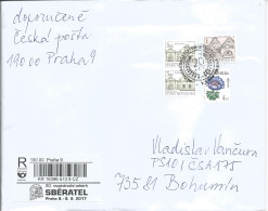 R Envelope Czech Republic Sberatel/Sammler/Collector 20th Anniversary Cancel 2017 - Philatelic Exhibitions