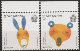 San Marino Saint Marin EUROPA CEPT 2022 Serie/set , Neuve/mint - 2022