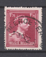 COB 832 Oblitération Centrale NEEROETEREN - 1936-1957 Col Ouvert