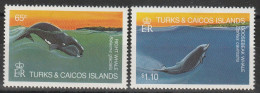 TURKS & CAICOS - N°633/4 ** (1983) Faune Marine : Baleines - Turks E Caicos