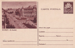 A24352  -  Bucuresti Bulevardul Republicii  City Center  Romania  Postal Stationery - Ganzsachen