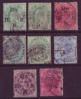 Angleterre - British Empire Inde  - 8 Timbres Différents - 6970 - Andere & Zonder Classificatie