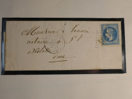 DN7 FRANCE  LETTRE   1869  PETIT BUREAU COURTOMER   A  MOLASSE   +NAPOLEON  N°29  + AFF. INTERESSANT+++ - 1849-1876: Période Classique